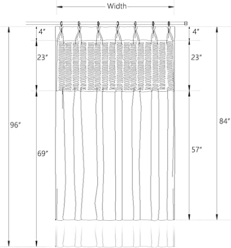 White 10ft x 7ft Cubicle Curtain Room Divider with Flexible Flat Hook (1 Panel) L306985
