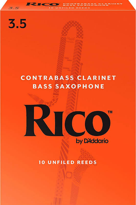 Contrabass Clarinet Reeds Strength 3.5 10-Pack S493