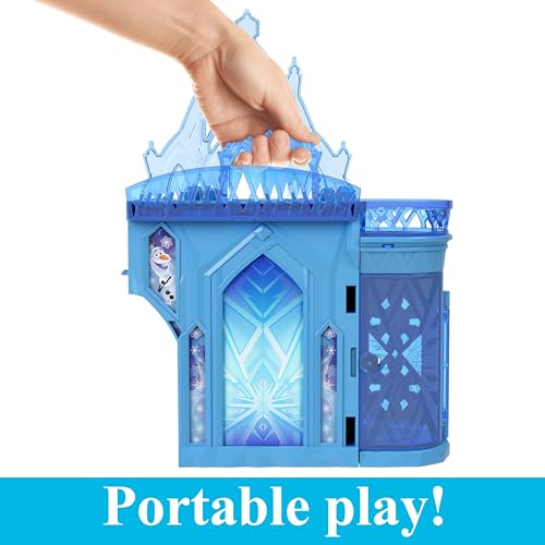 Storytime Stackers Elsa Ice Palace Stackable Castle Doll House with Small Doll & 8 Pieces U326939