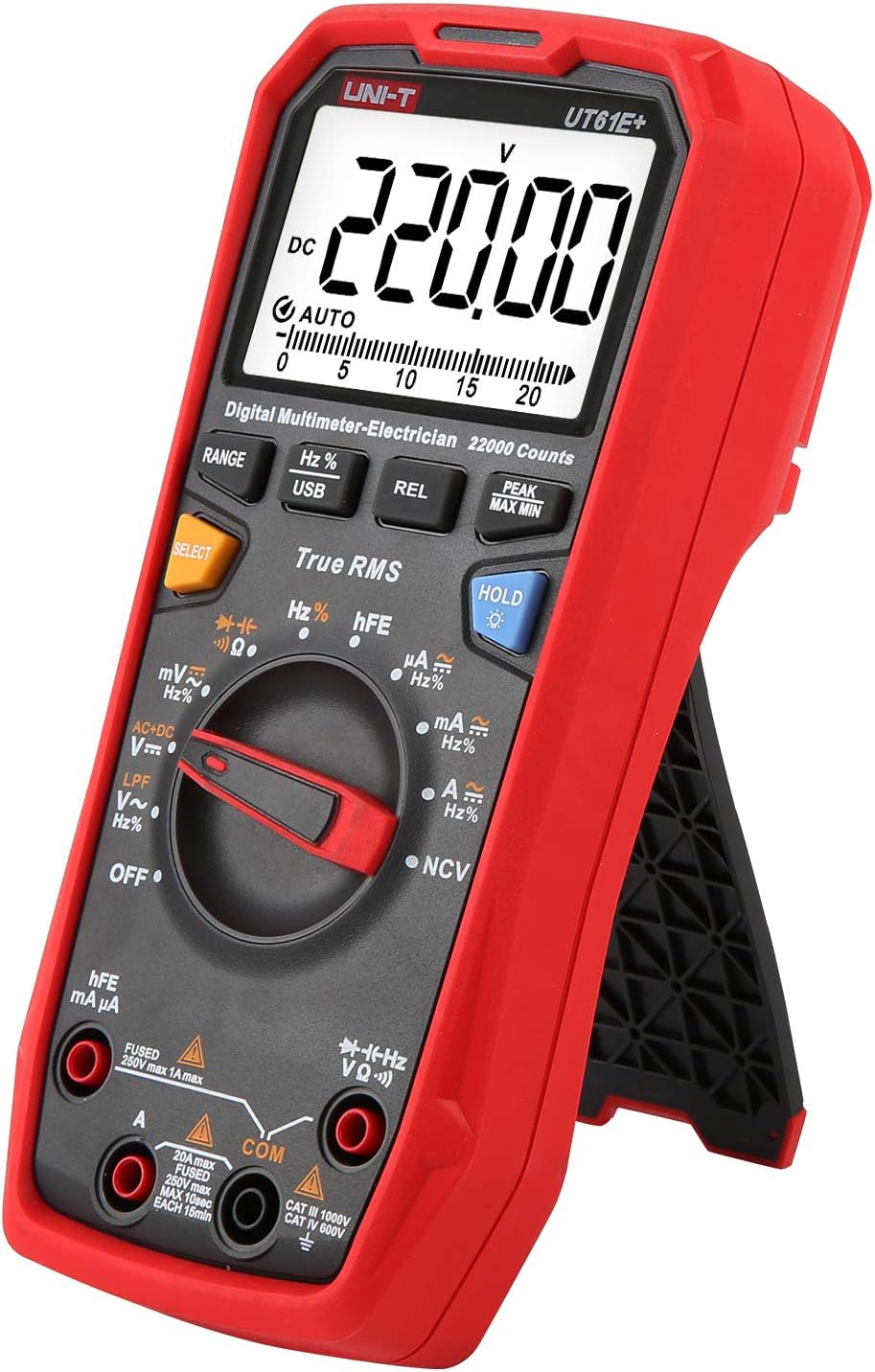UT61E Plus Digital Multimeter 22000 Counts True RMS 1000V NCV J679219