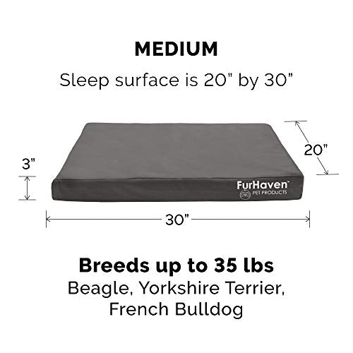 Water-Resistant Orthopedic Dog Bed with Removable Washable Cover H6905
