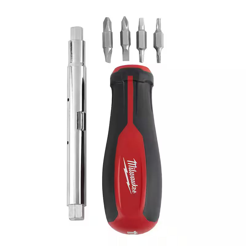 11-in-1 Multi-Tip Screwdriver with Folding Knife X656