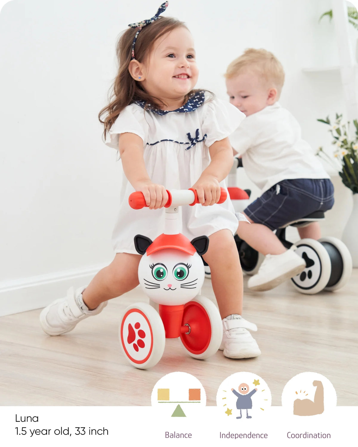 Baby Balance Bike for 1-2 Year Old X657