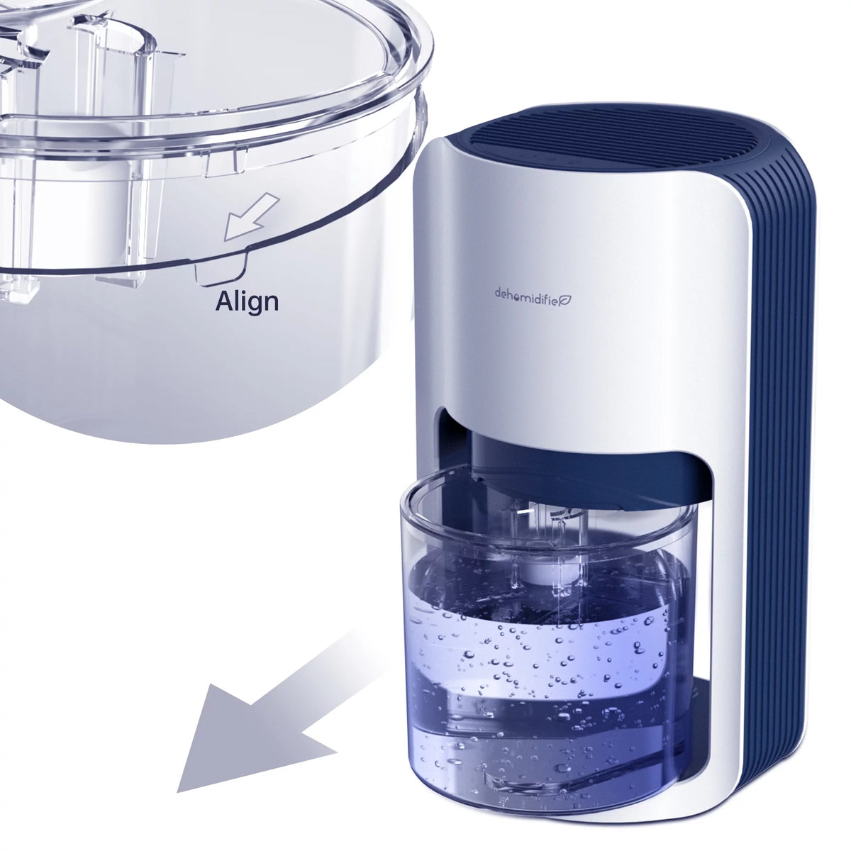 1200ML Portable Quiet Dehumidifier V175