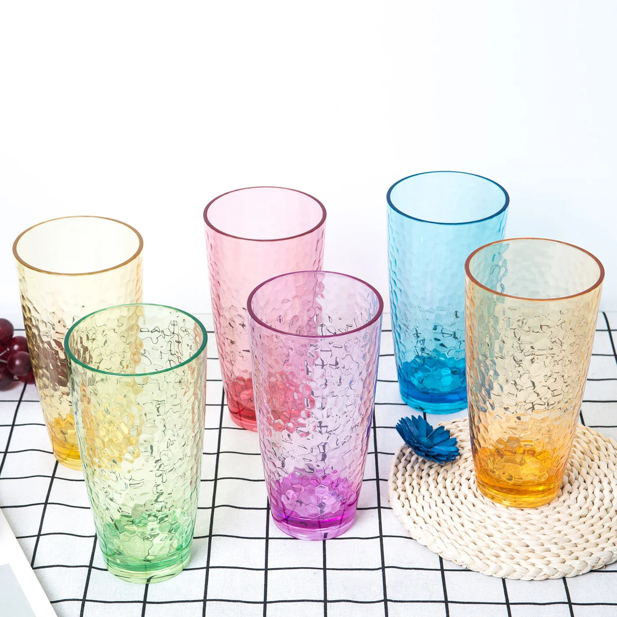 26-Ounce Acrylic Glasses Plastic Tumbler Set of 6 BPA Free P762545