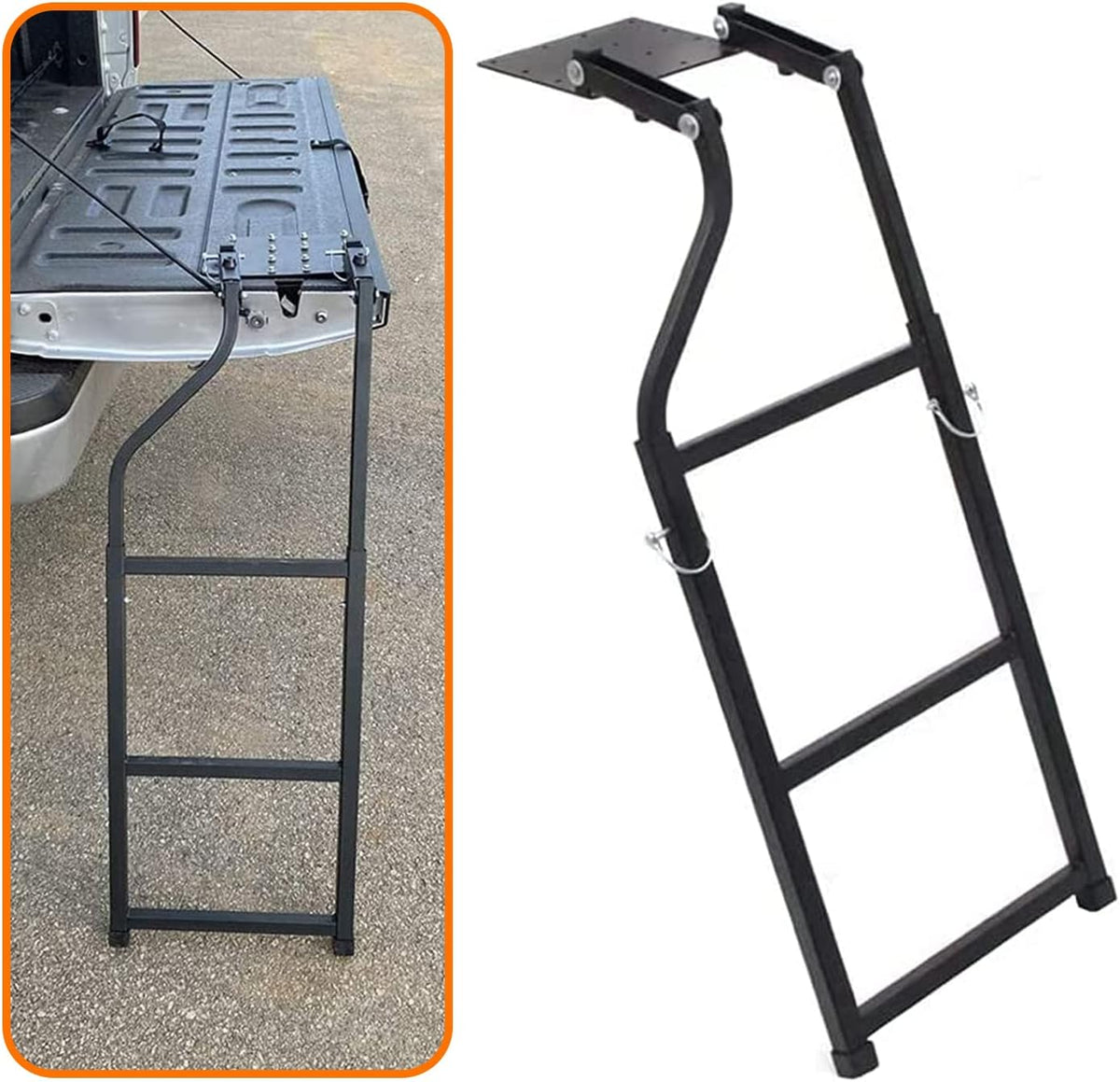 Tailgate Ladder Extension Step Ladder Pack of 2 O711