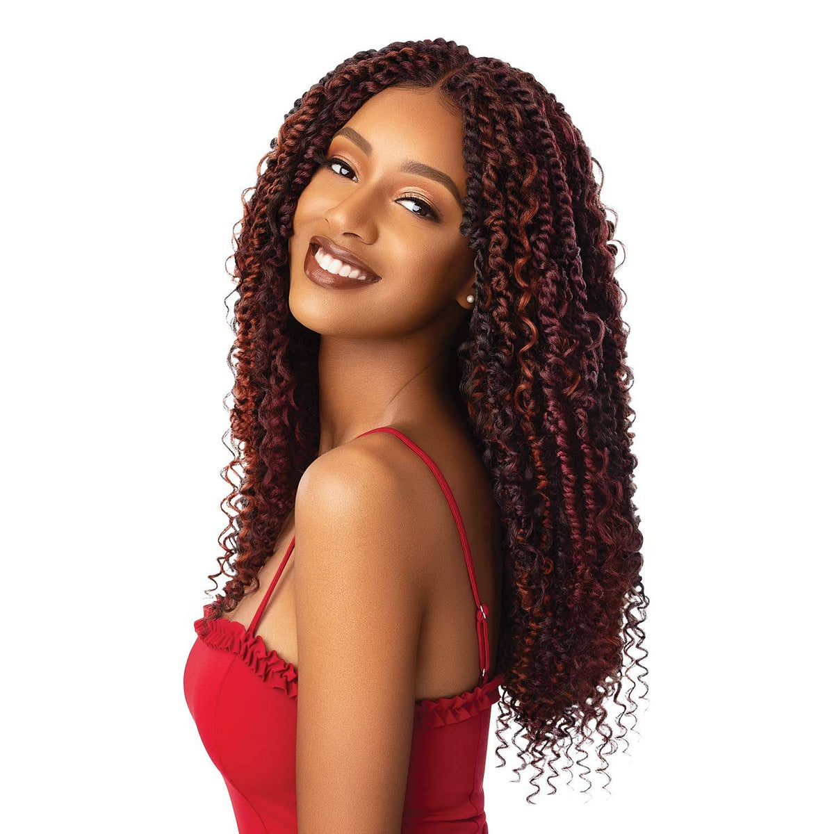 Synthetic 4x4 Swiss Lace Front Braid Wig A2654