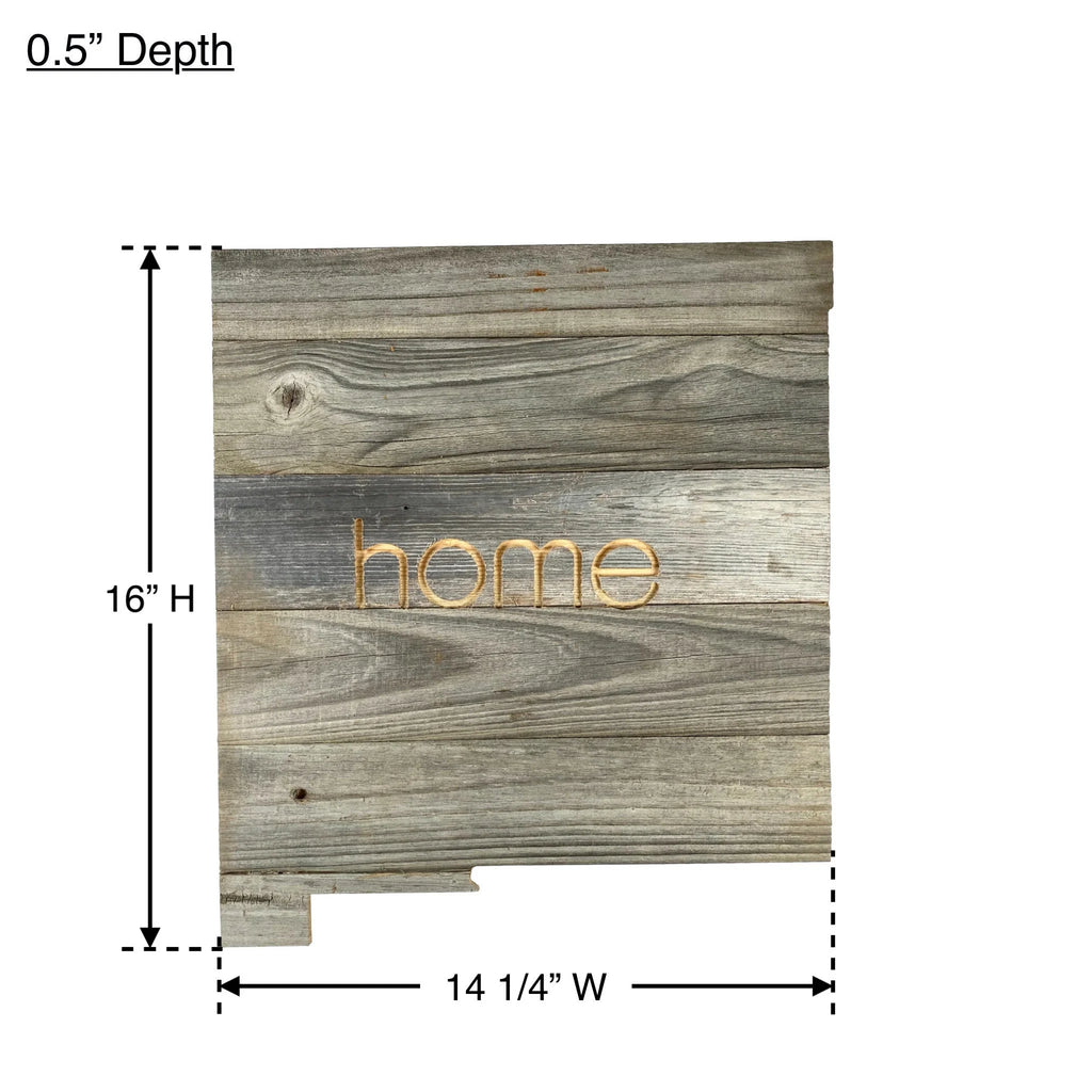 Rustic Reclaimed Wood Wall Sign R1632