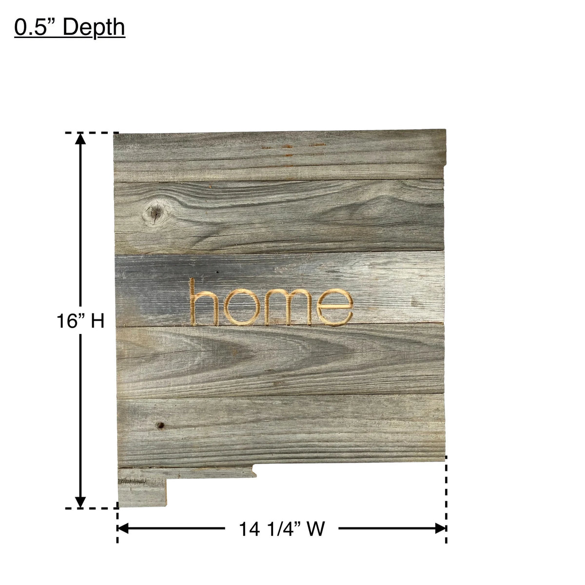 Rustic Reclaimed Wood Wall Sign R1632