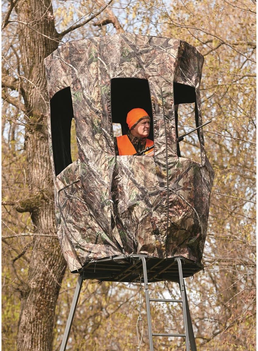 20' Tripod Hunting Deer Stand Cover, Camo Z607