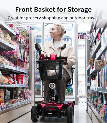 All Terrain 4 Wheel Electric Scooter with Seat Q722830
