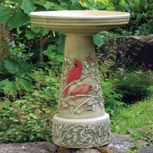Clay Birdbath A847