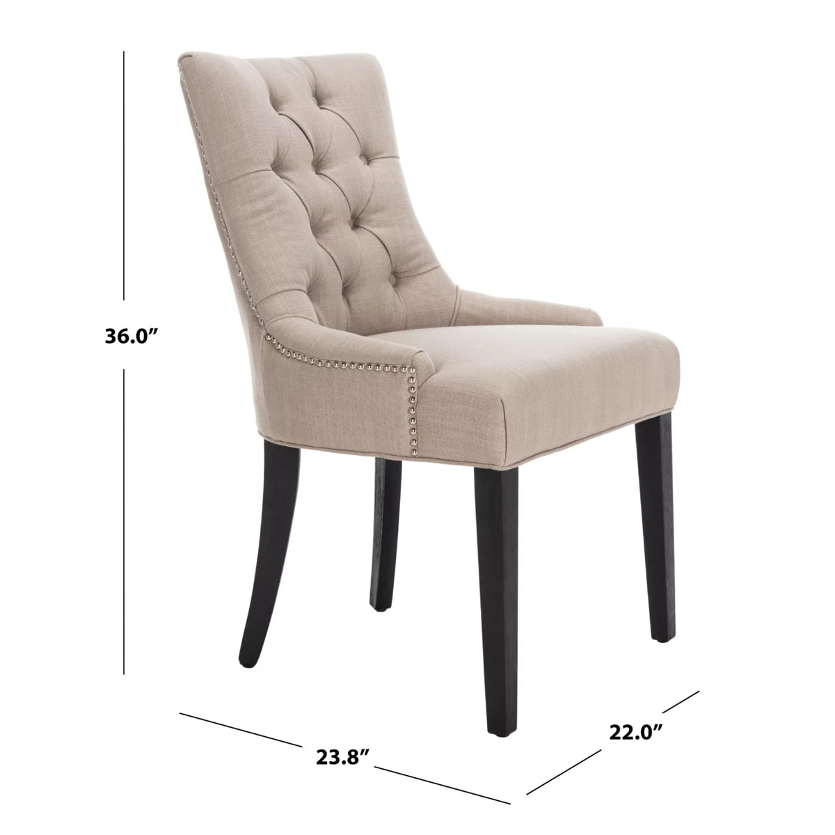 Set of 2 Tufted Side Chair E579671