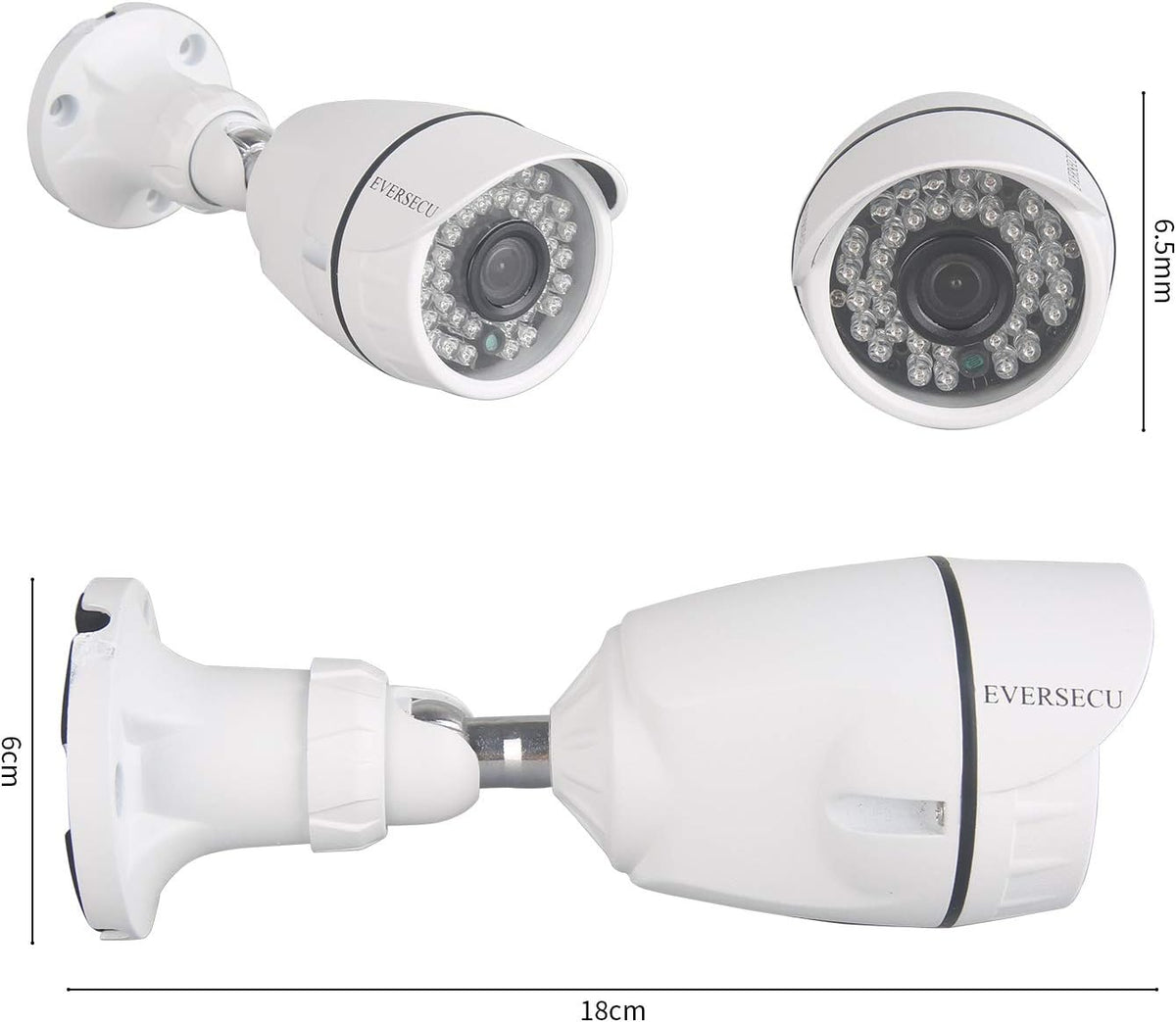 4 Channel Security Camera System 1080P DVR with 4 Weatherproof Cameras 1T HDD B665