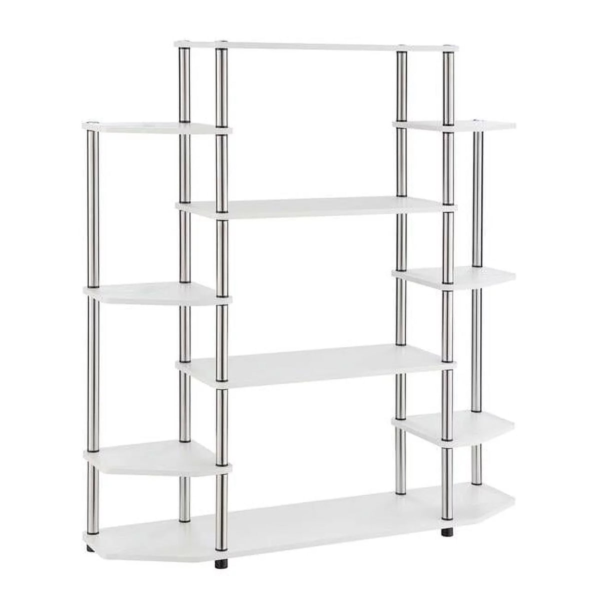 White Wall Unit Bookshelf X78940