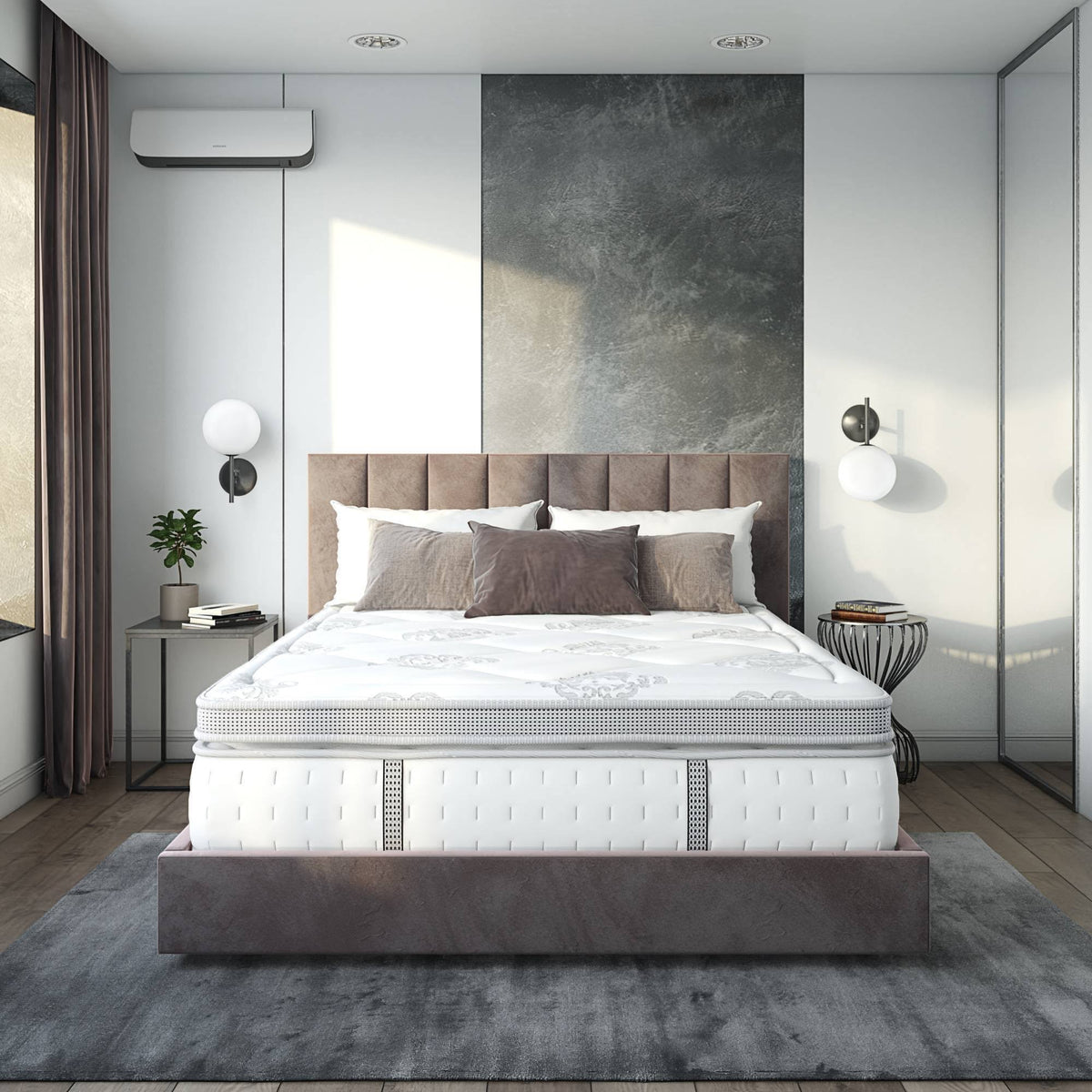 California King Hybrid Innerspring Mattress Y320330