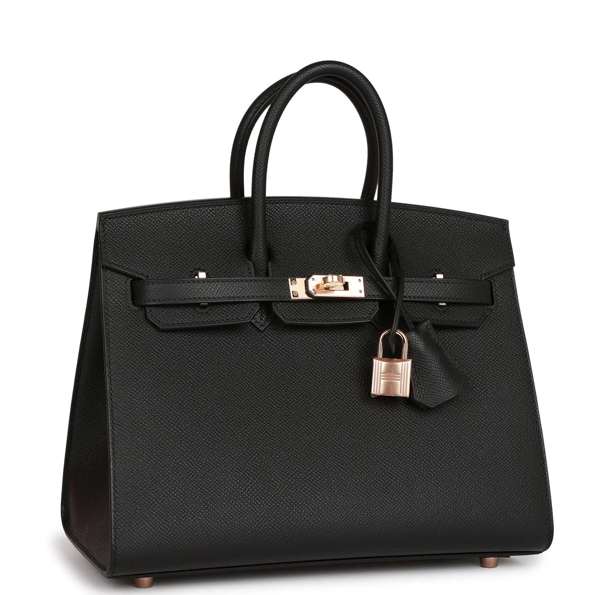 Black Epsom Leather Handbag G2276