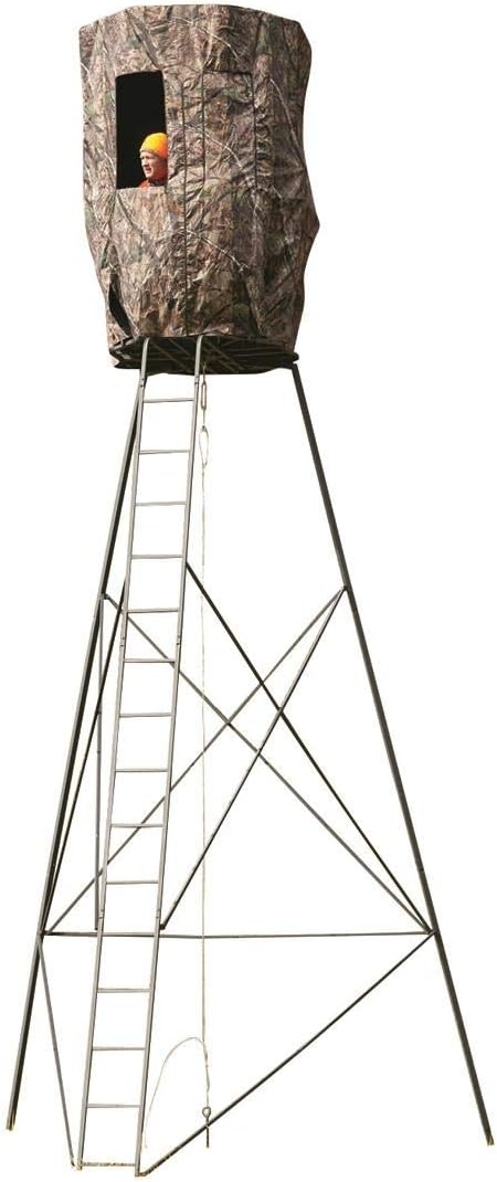 20' Tripod Hunting Deer Stand Cover, Camo Z607