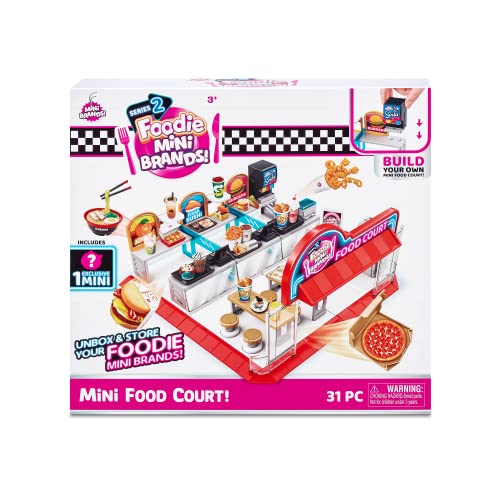 Mini Brands Foodie Series 2 Food Court Playset with 1 Exclusive Mini A41295