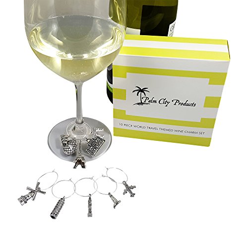 10 Piece Wine Charm Set T776