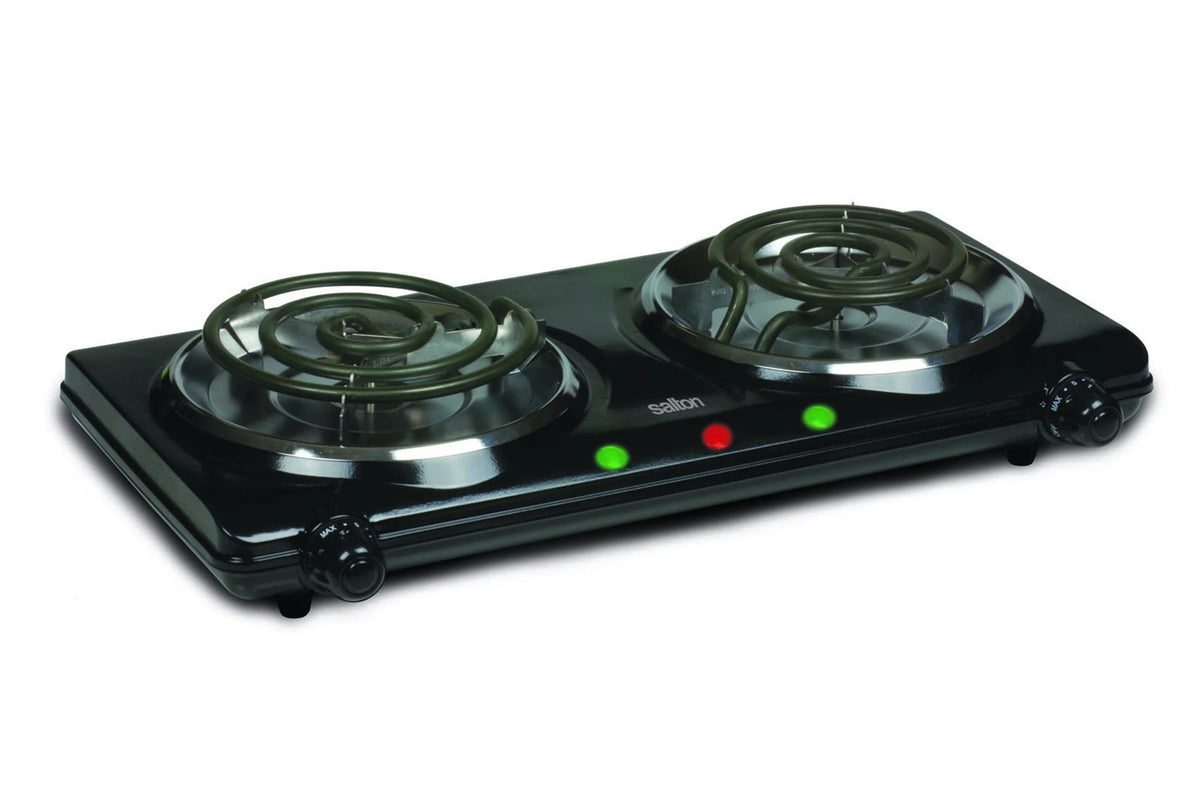 Portable Double Burner Cooktop W879