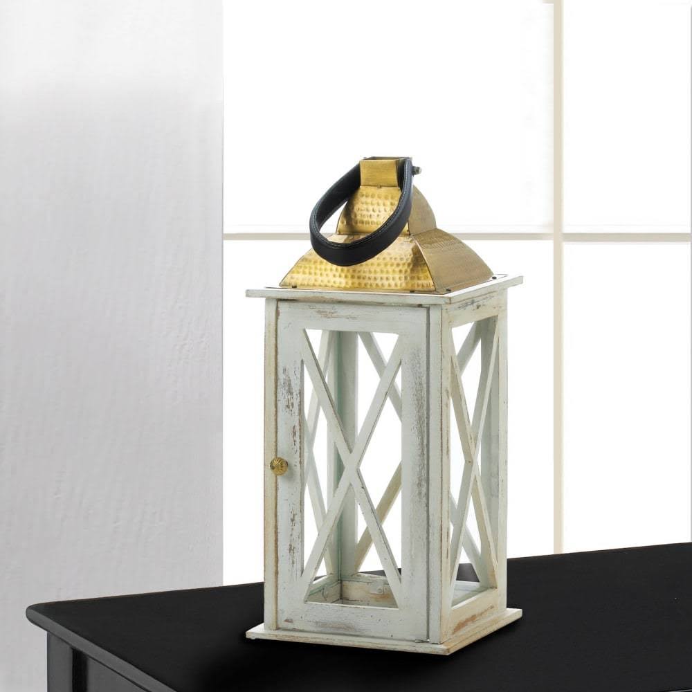 Wooden Candle Lanterns - Large D9709
