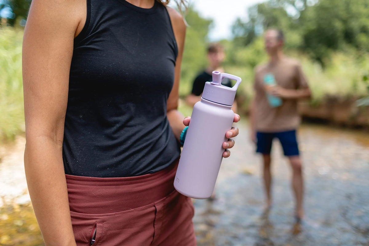 32oz Vacuum Insulated Stainless Steel Water Bottle with Straw and Chug Lid E2969