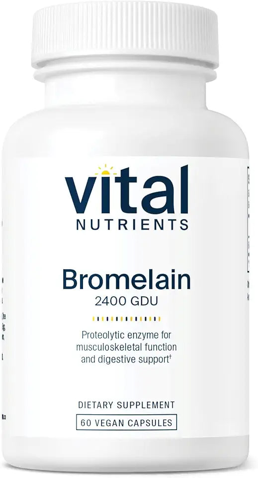Vegan Bromelain Digestive Enzyme 60 Capsules D104570