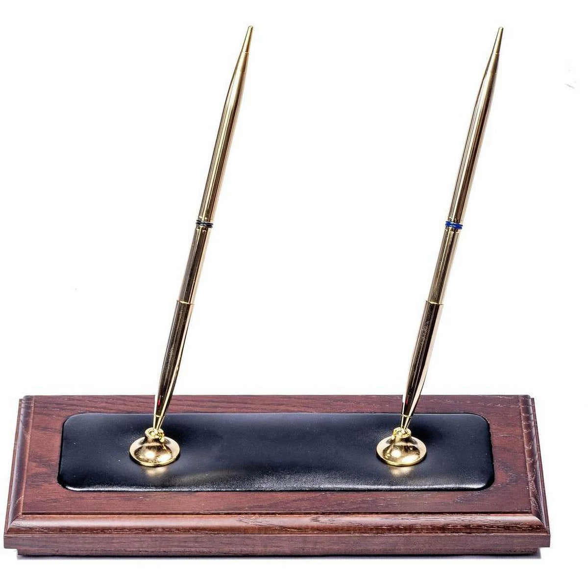Walnut Leather 8-Piece Desk Set P728