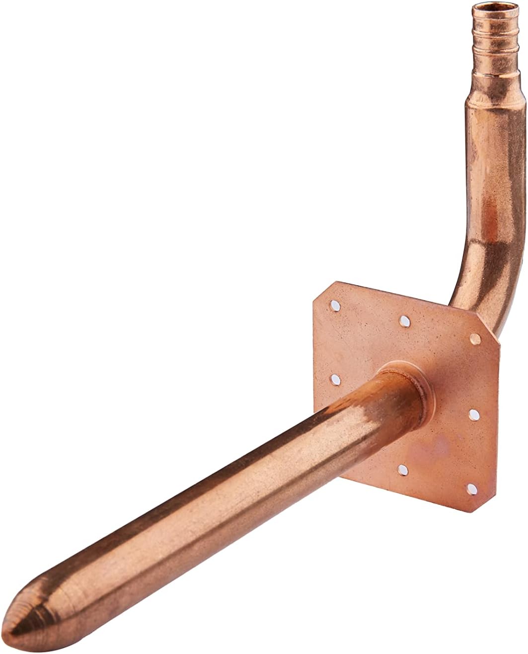 1/2" Pex Copper Stub Out Elbow with Wall Flange L155913