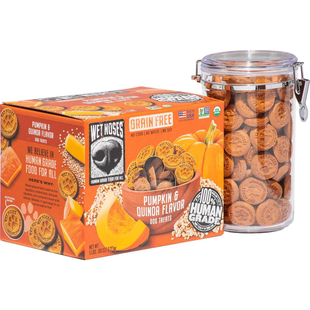 Grain Free Pumpkin Quinoa Dog Treats O494599