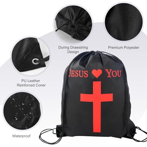 Black Drawstring Backpack A8189