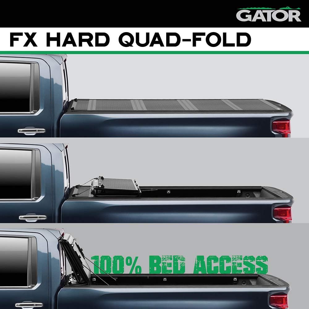 Hard Quad-Fold Truck Bed Tonneau Cover O354999