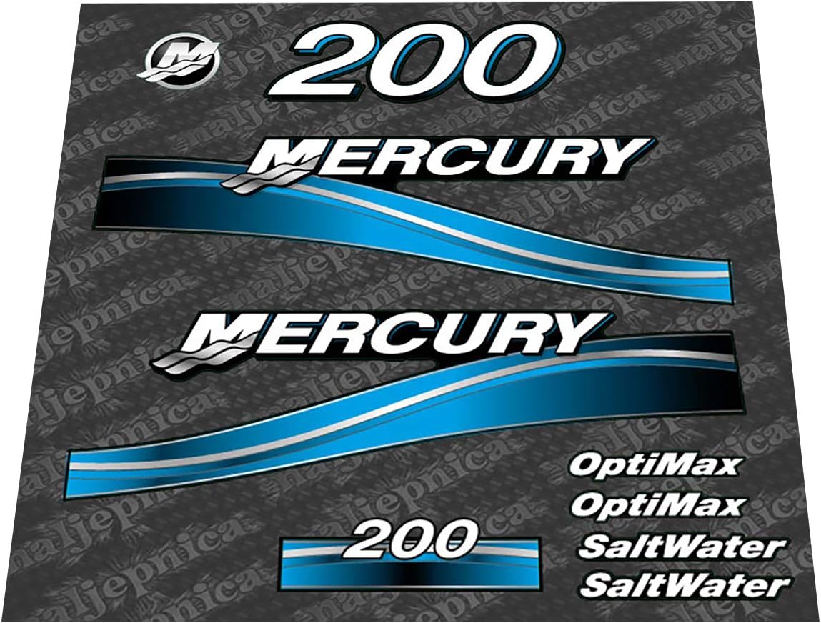 2005-2007 Outboard Replacement Decal Set R96210
