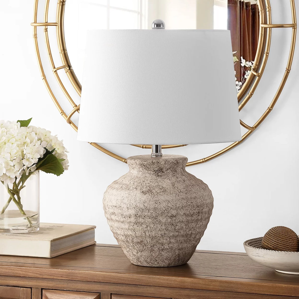 Textured Ceramic Table Lamp T1928