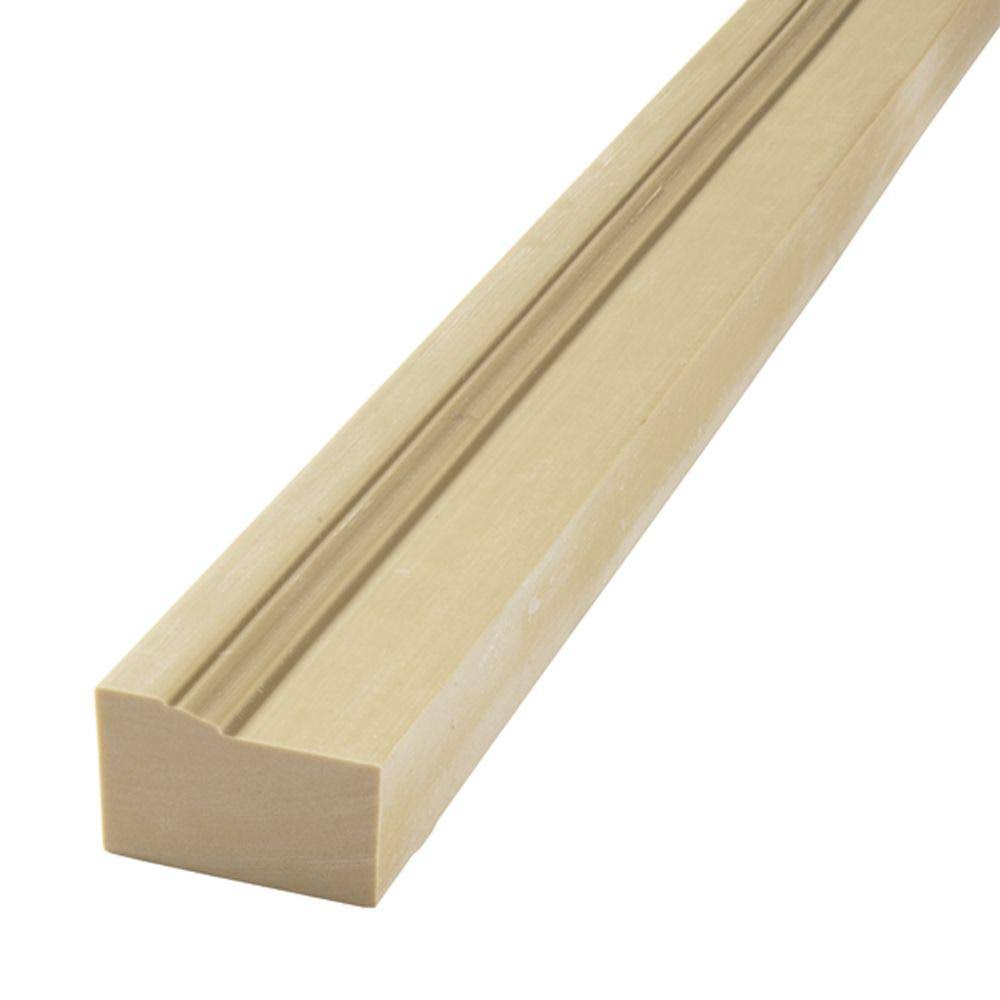 1-1/4 in. x 2 in. x 96 in. Polyurethane Flexible Half-Round Casing W430