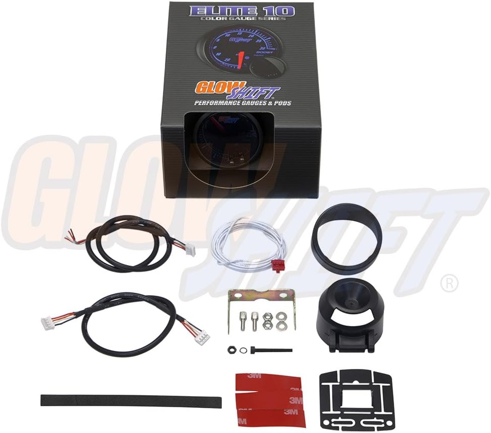 Black Dial Tinted Lens 2-1/16 52mm Air/Fuel Ratio Gauge N6123