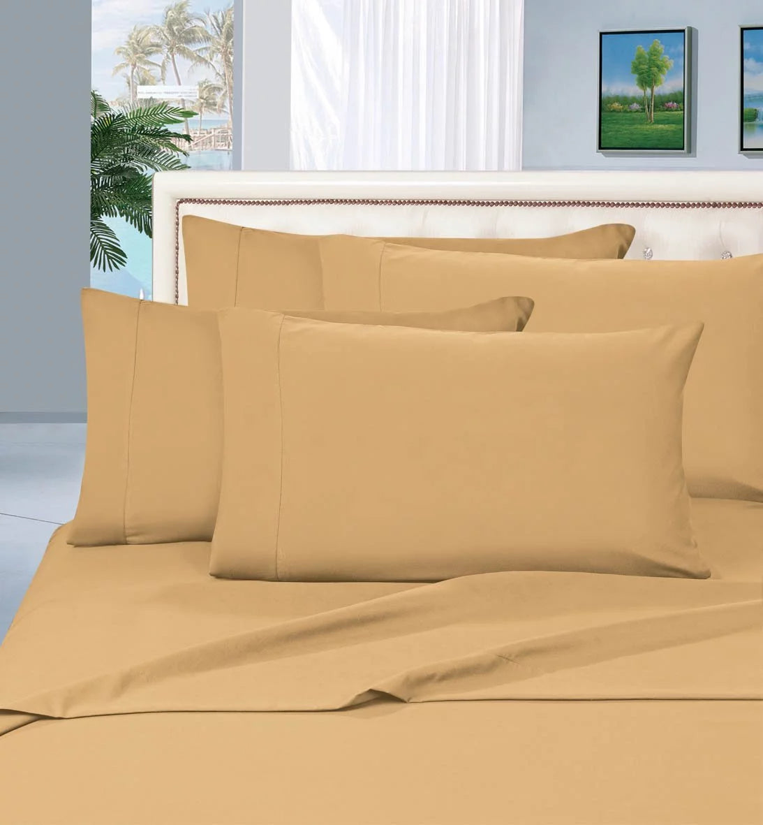 1800 Series Deep Pocket 6pc Bed Sheet Set Q5560