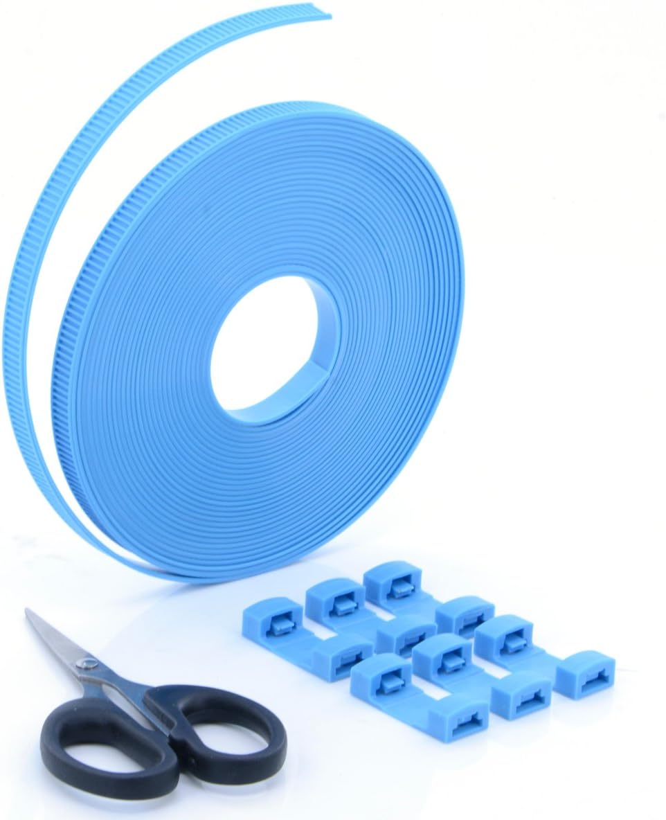 Nylon Cable Ties, 8 Meters Cable Roll With Connectors, 1 Pcs/Pack I3046