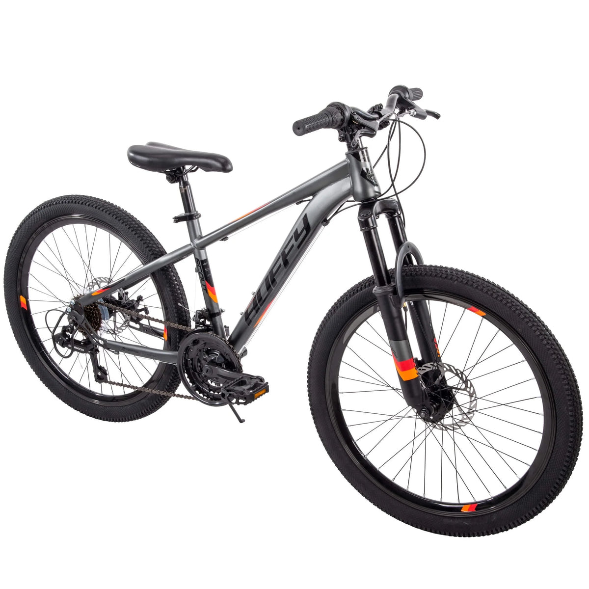 24 Scout Boys' Hardtail 21-Speed Mountain Bike with Disc Brakes P174594