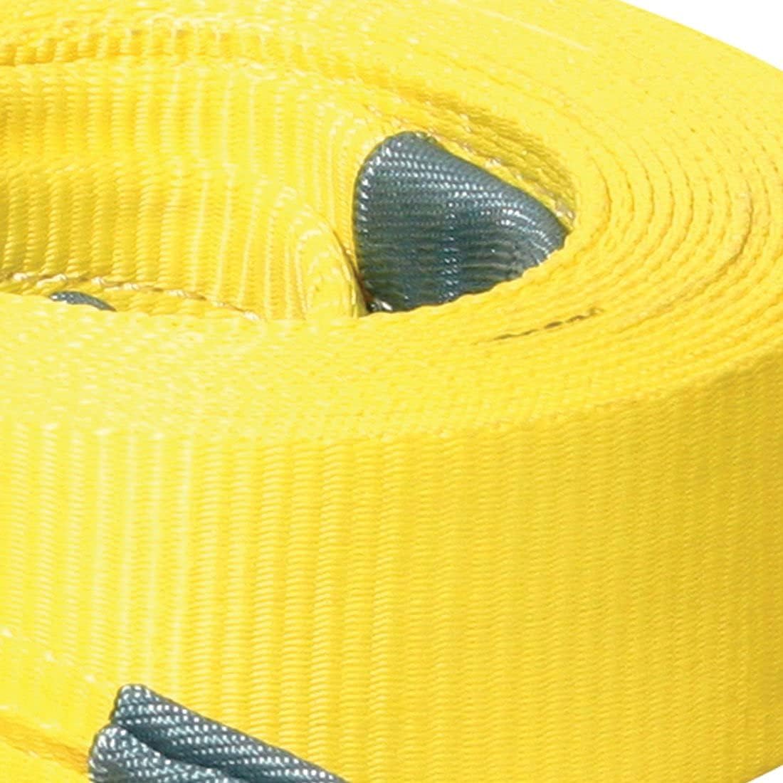 Tow Strap with Reinforced Eyes, 3 Inch x 20 Foot, 7,500 Pound Towing Capacity, Pack of 2 C840061