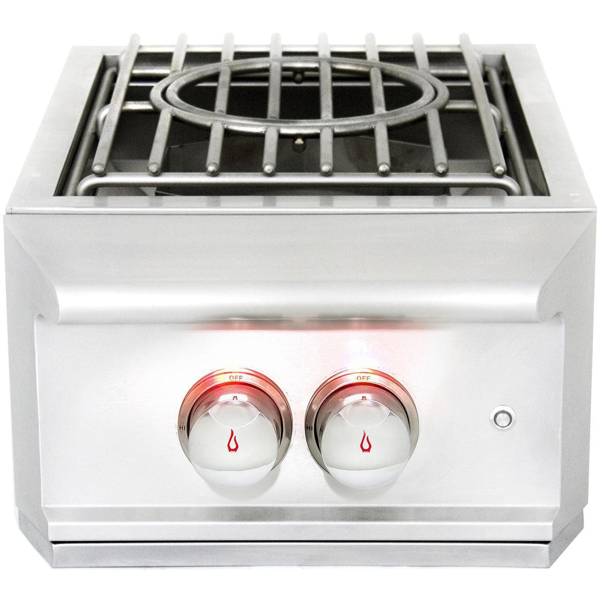 Built-In Liquid Propane Power Burner With Wok Ring, Stainless Steel Lid C298789