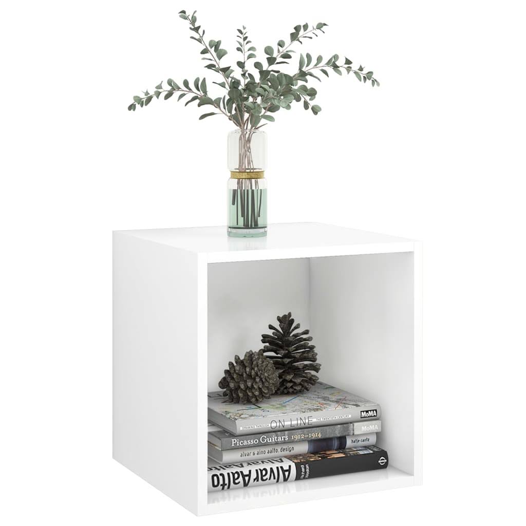 White and Sonoma Oak Wall Cabinet S278