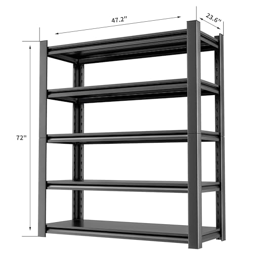 5 Tier Heavy Duty Metal Shelving Unit J75065