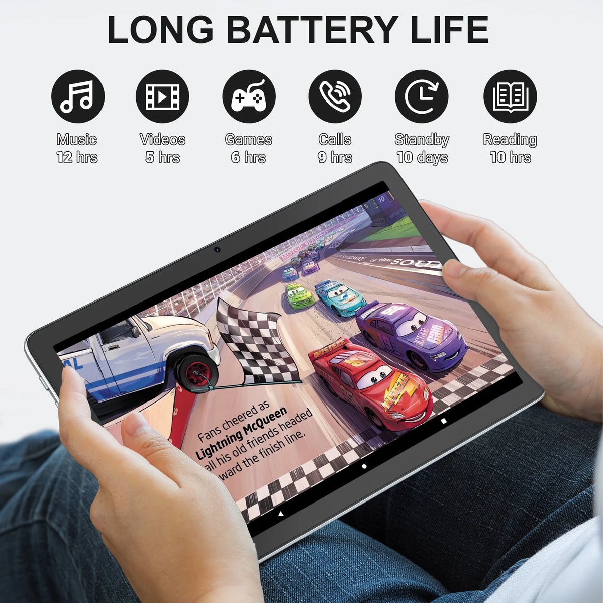 10" Android Tablet 128GB with Keyboard A366115