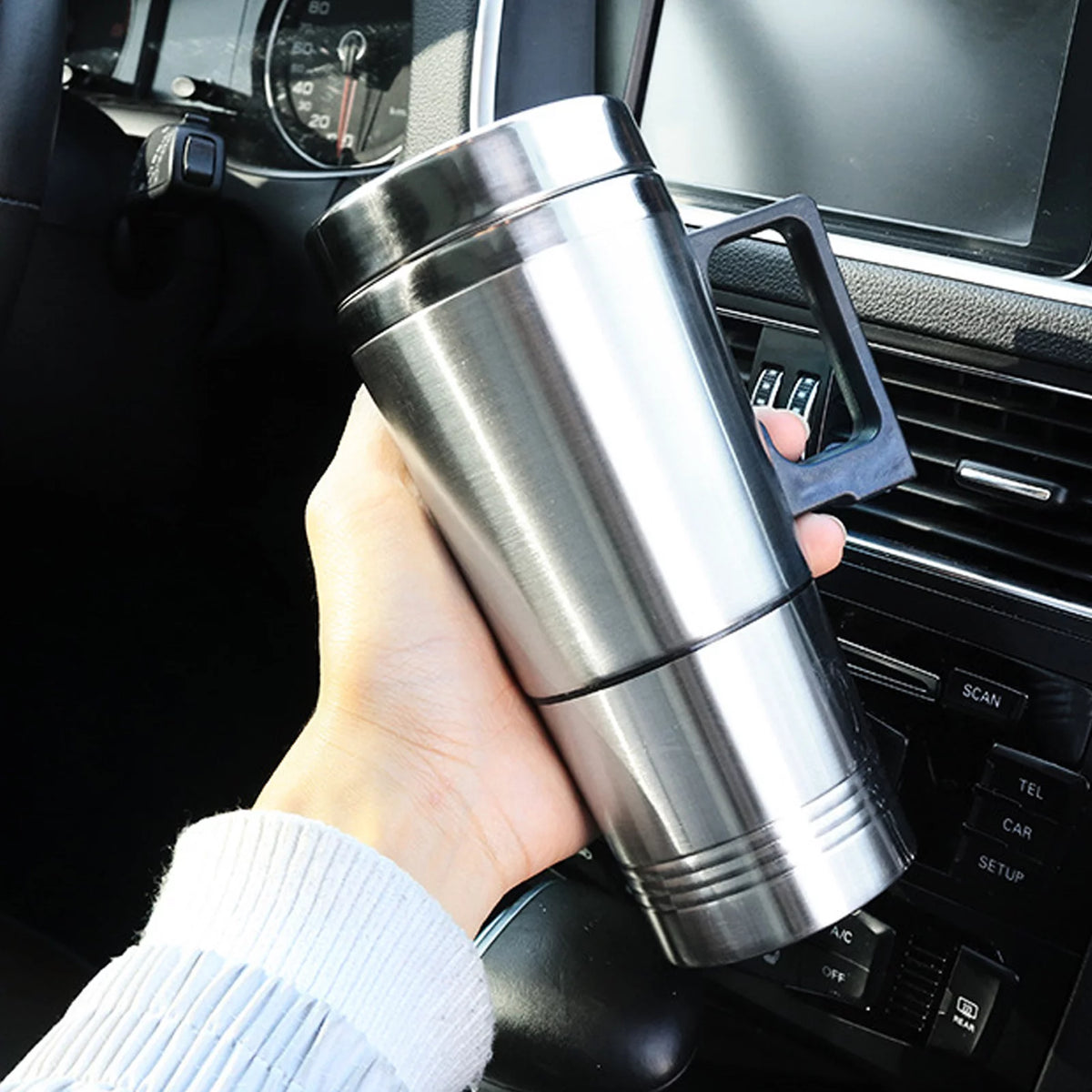 300ml 24V Stainless Steel Electric Car Kettle T3025