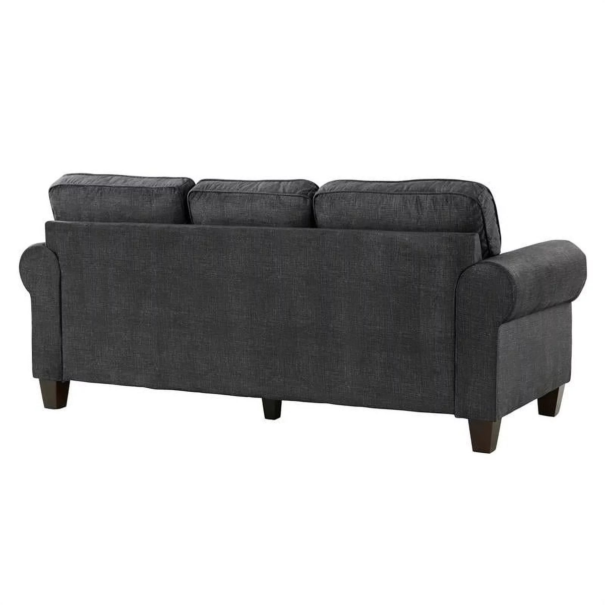 Dark Gray Microfiber Sofa A648466