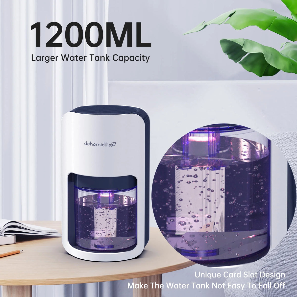 1200ML Portable Quiet Dehumidifier V175