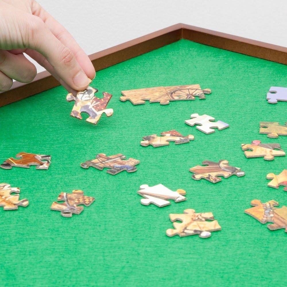 Square Jigsaw Puzzle Spinner Puzzle Accessories Fits 1500 PC Puzzles Q4382