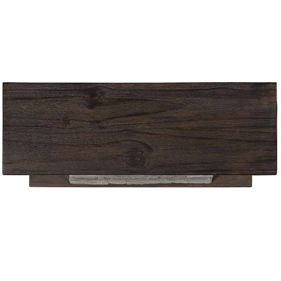 Smoky Gray Stone Electric Fireplace Wall Mantel R314